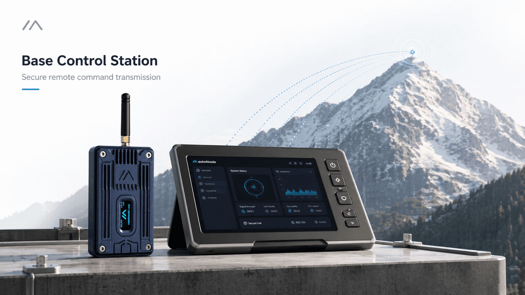 MeshVani Relay Base Control Station with HMI touchscreen — autoAbode