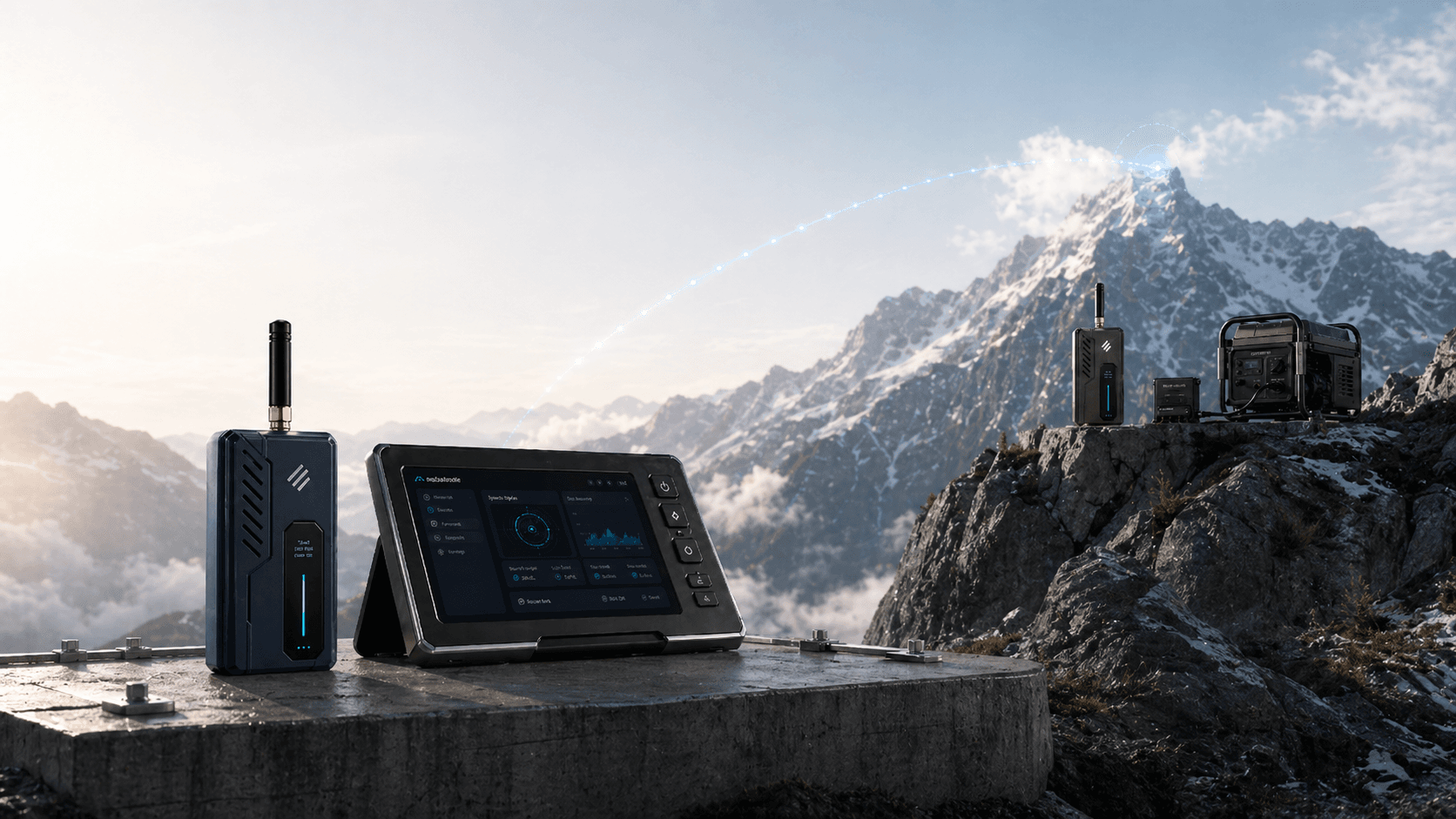 MeshVani Relay long range ON OFF switch module — base station to mountain peak relay system