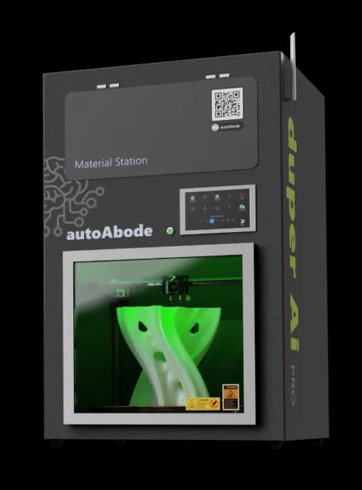 Autoabode Duper AI Pro 3D printer — industrial FDM printer for drone frame manufacturing