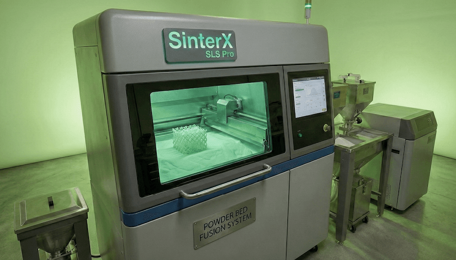 SinterX Pro Production System with Complete Powder Management Ecosystem