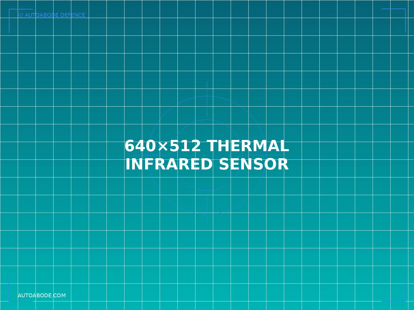 640×512 thermal infrared camera sensor for night surveillance drone operations