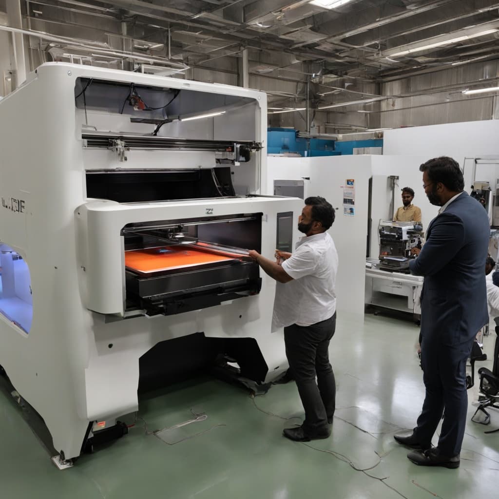 Live 3D printer demonstration at AutoAbode Delhi