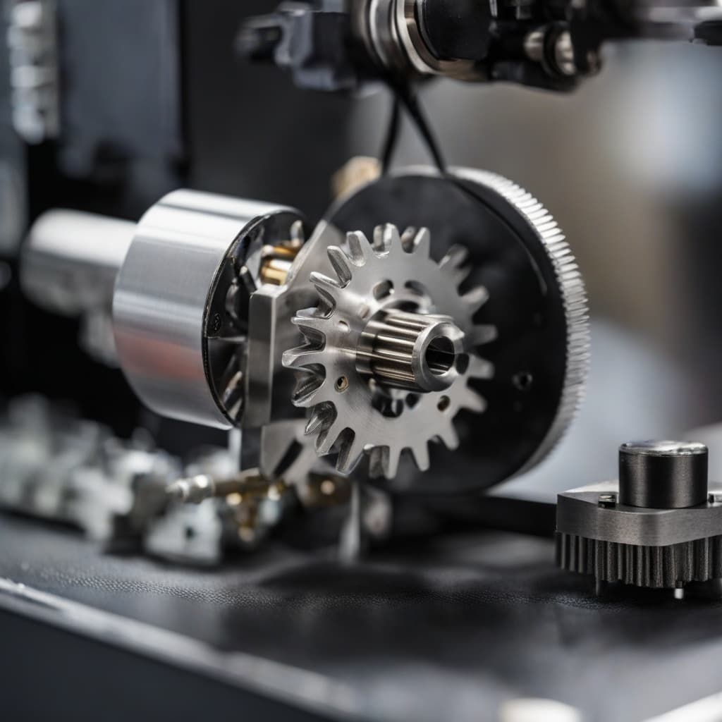 3D printer extruder motor with calliper measuring filament for e-steps calibration