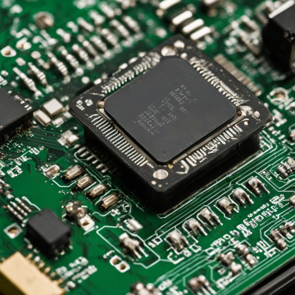 9-DoF IMU and barometric sensor module on drone flight controller PCB