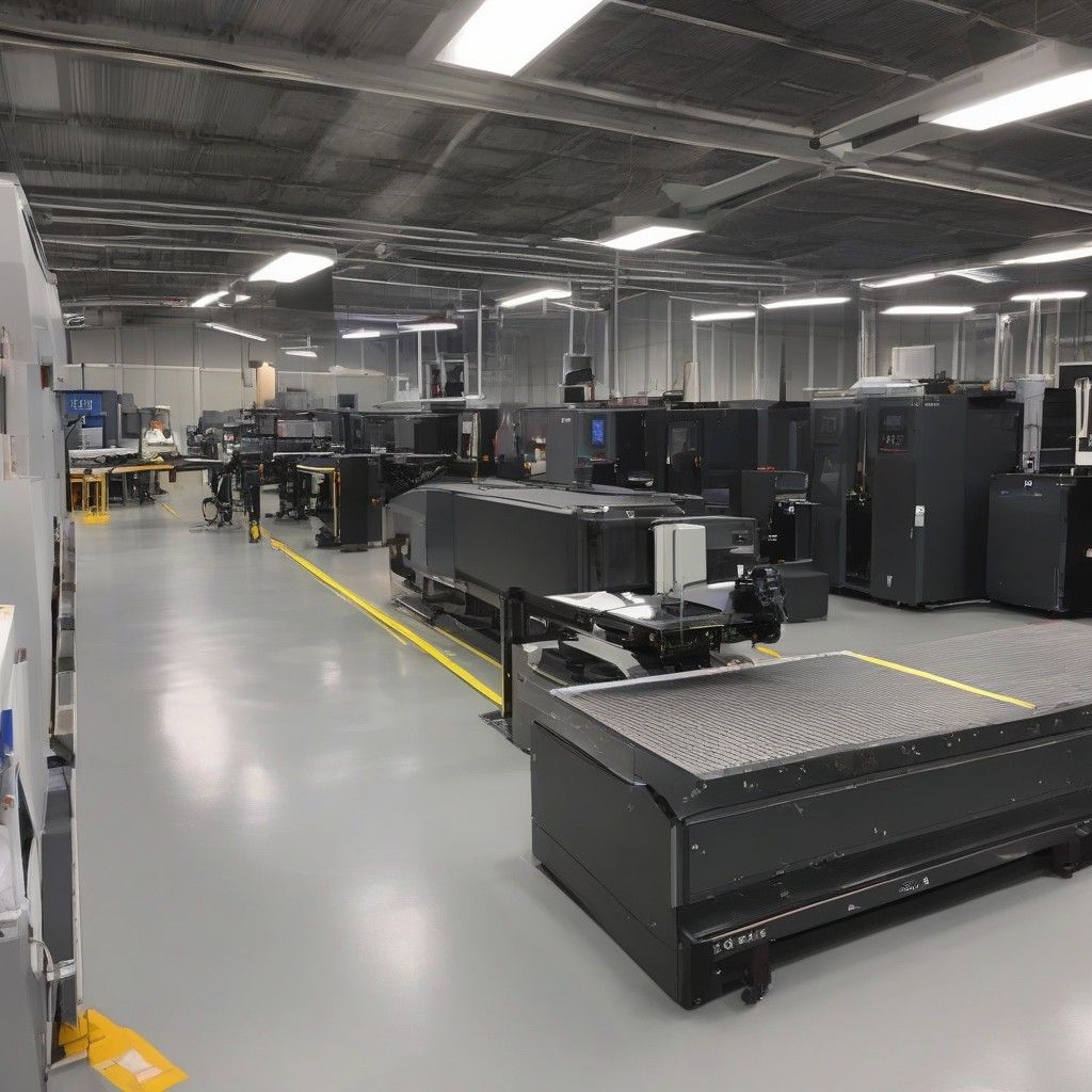Advanced manufacturing facility with Duper XL printers.