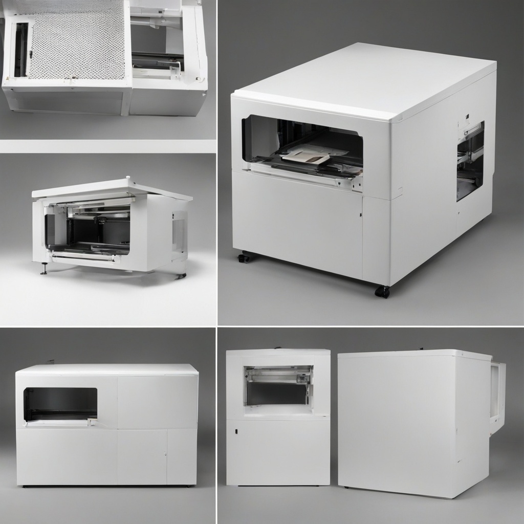 SinterX Pro SLS after printing mechanical property coupons