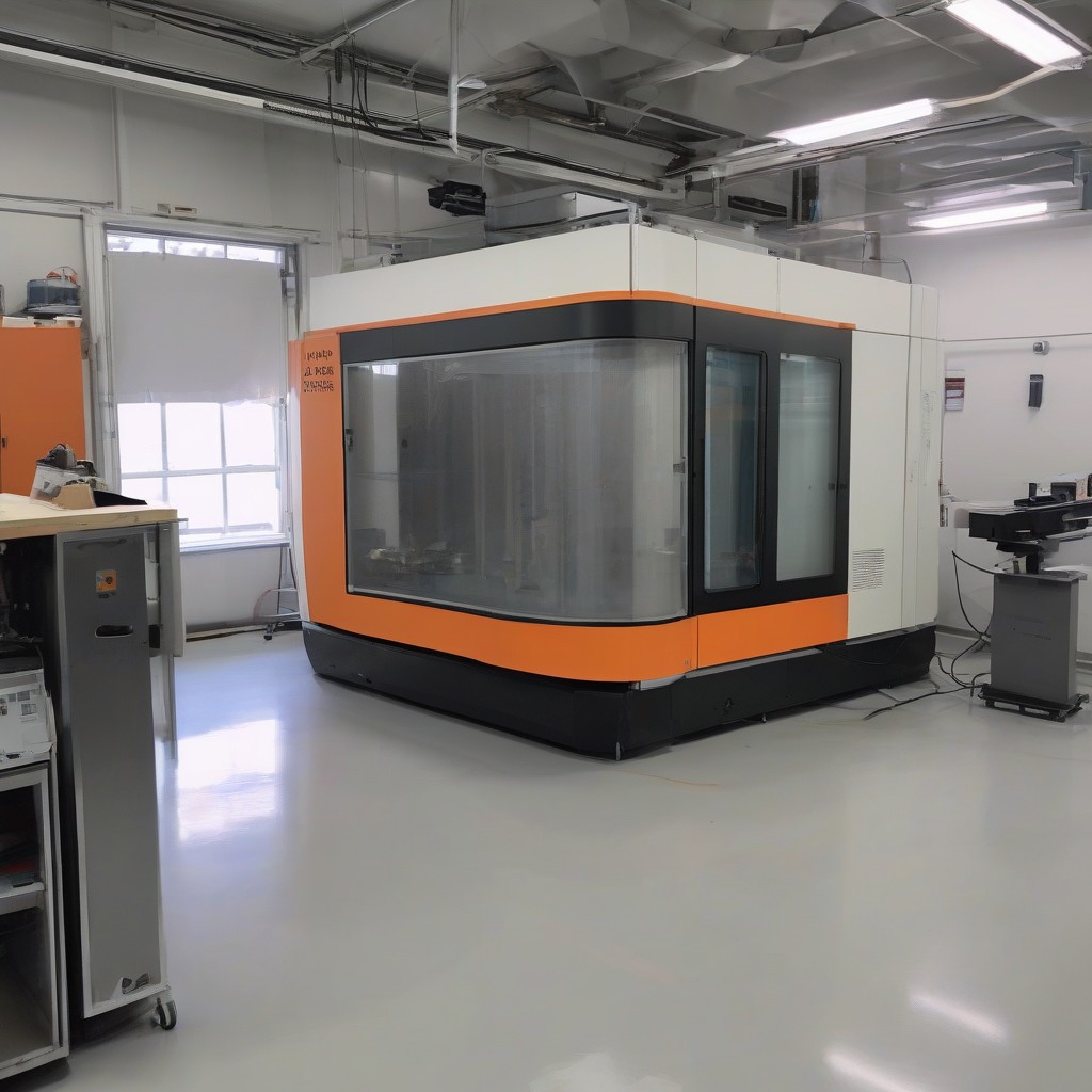 Duper XL FDM printer actively manufacturing a large USV hull part.