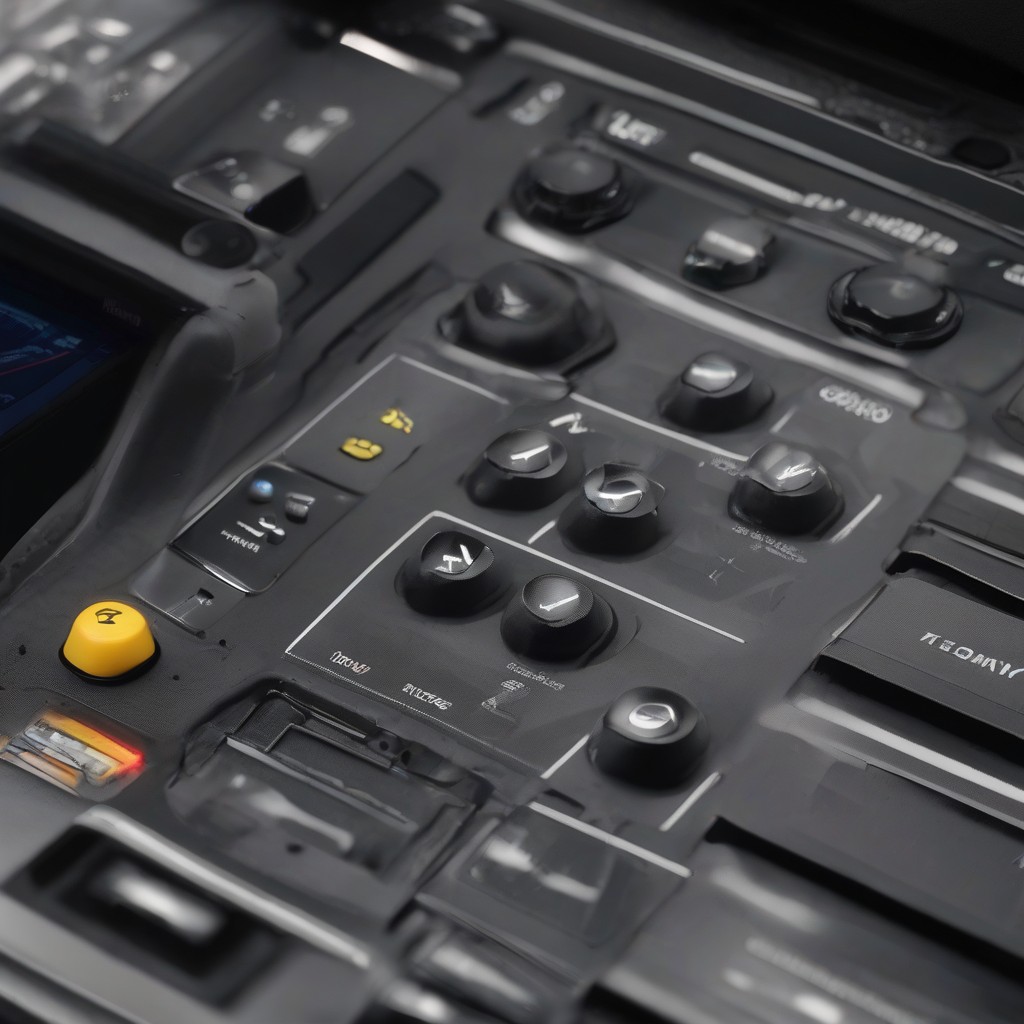 Close-up of rugged printer control panel showing power inputs and environmental seals.